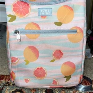 JuneShine Peach and Pink Backpack